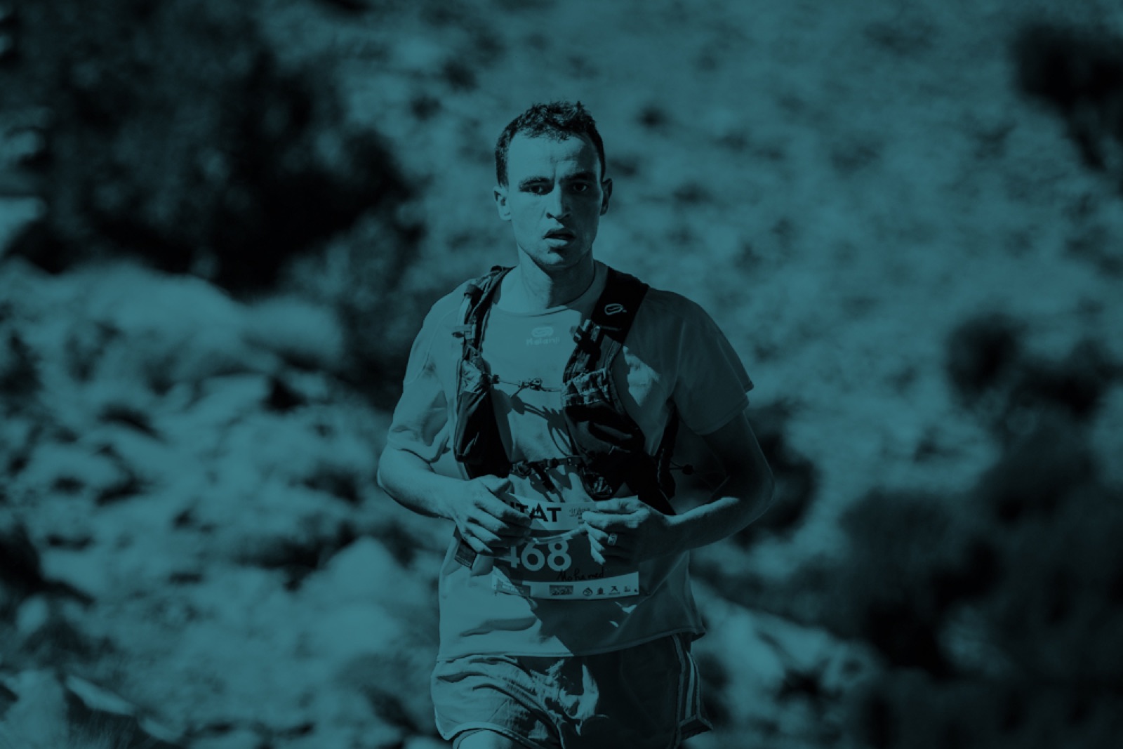 A runner on race day